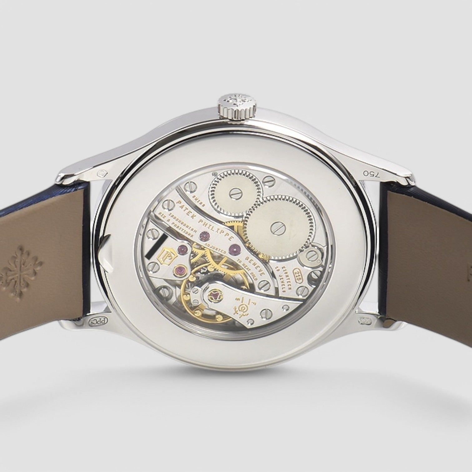 Calatrava Unisex 18K White Gold Diamonds Manual Wind 33MM