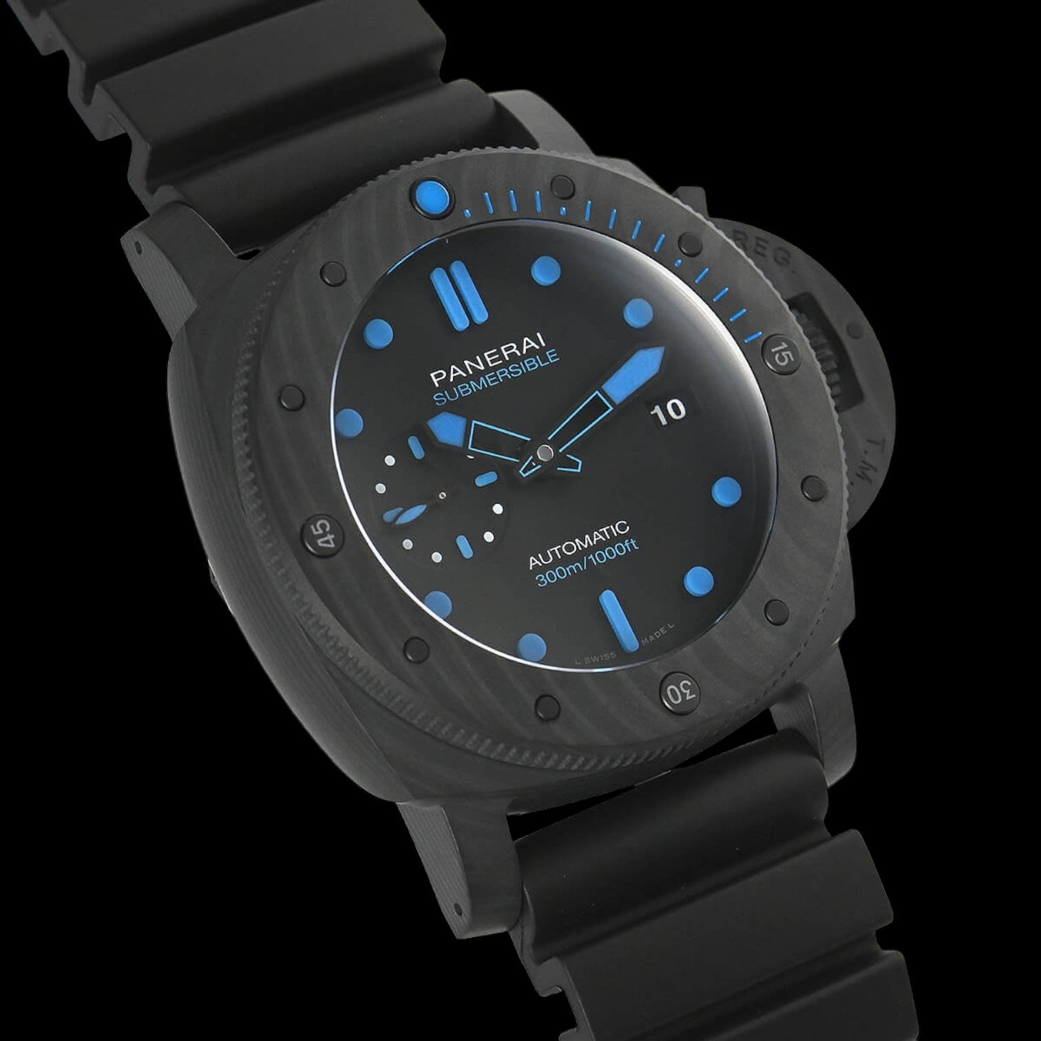 Submersible PAM01616 Carbotech 47mm 3 Days Automatic UNWORN
