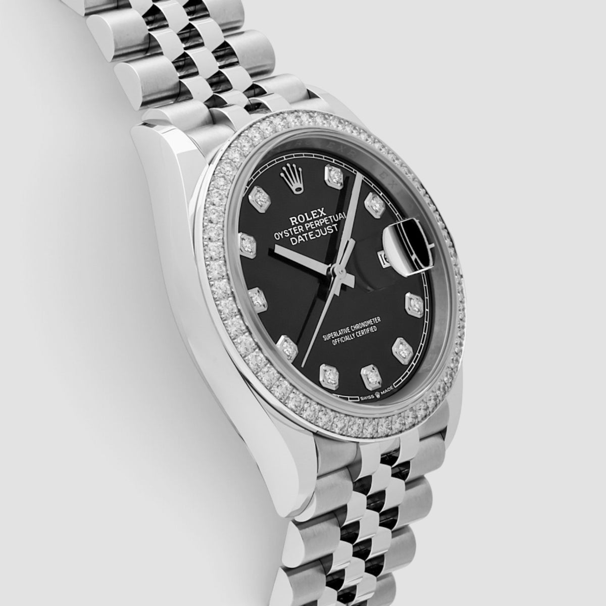 Datejust 36 Black Diamond Dial Jubilee