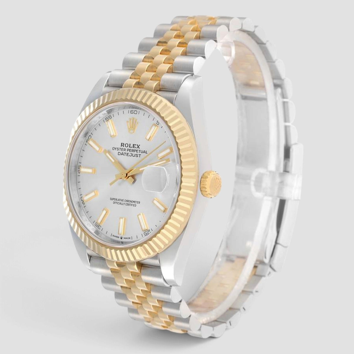 Datejust 41 Silver Index Dial Jubilee
