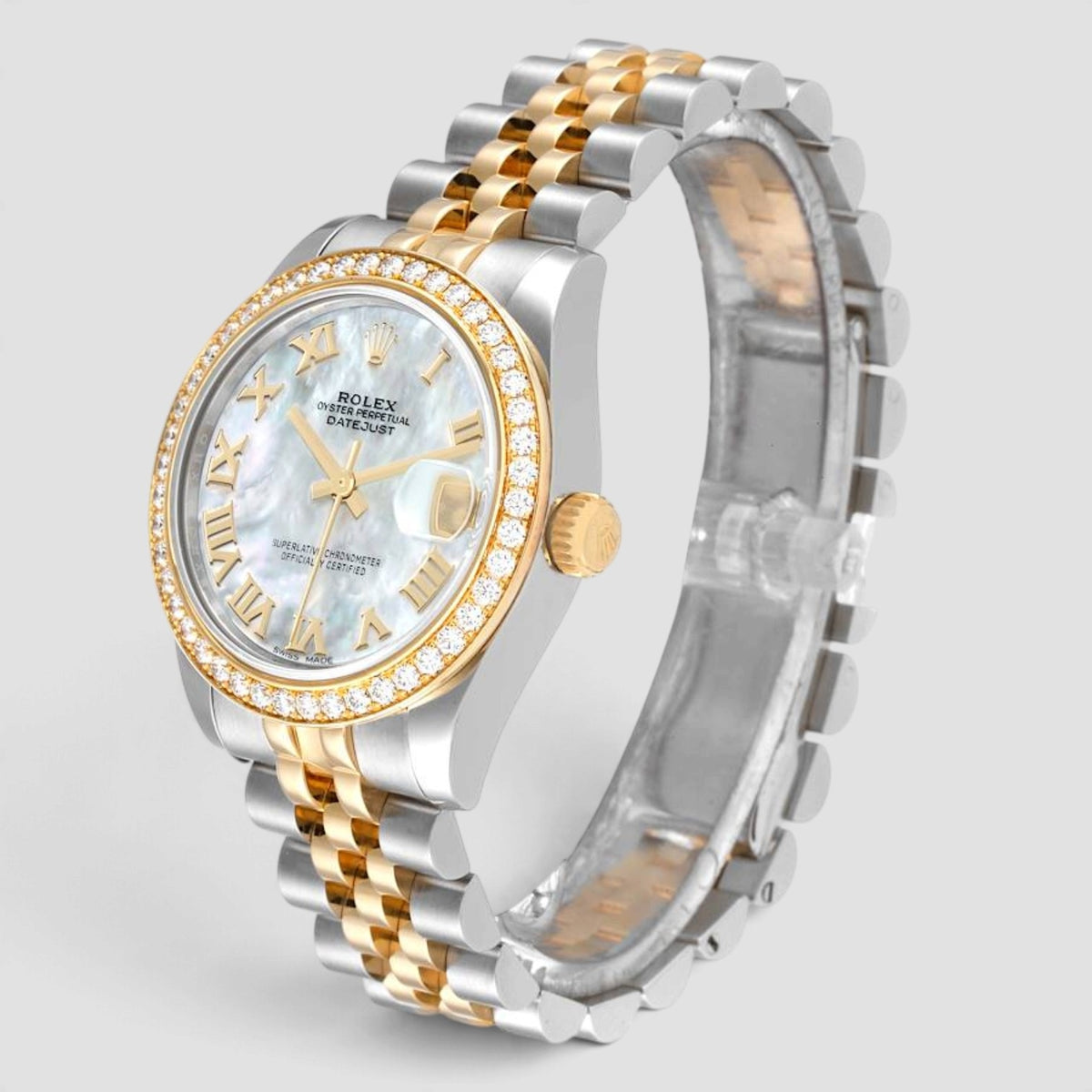 Datejust Mother-of-Pearl Roman Numeral Dial Jubilee