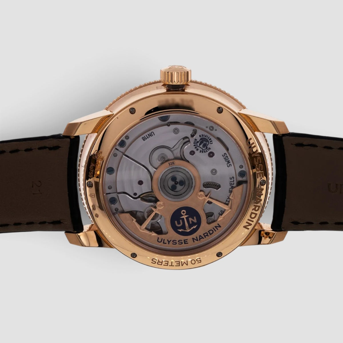Marine Torpilleur 42mm Rose Gold White Dial