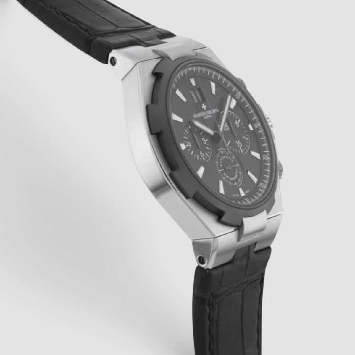 Overseas Chronograph “Deep Stream” 42mm Grey Dial Stainless Steel