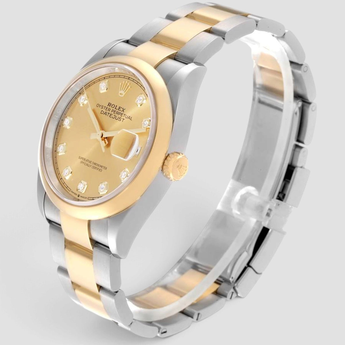 Datejust 36 Champagne Diamond Dial Oyster