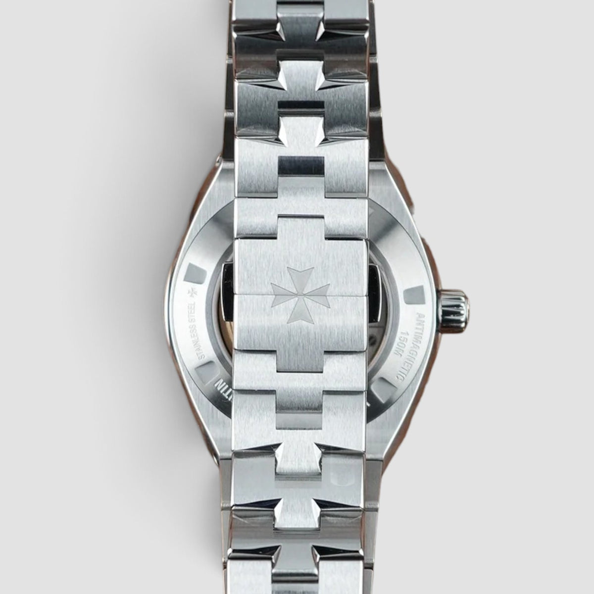 Overseas Automatic 34.5mm Deep Red Dial Stainless Steel