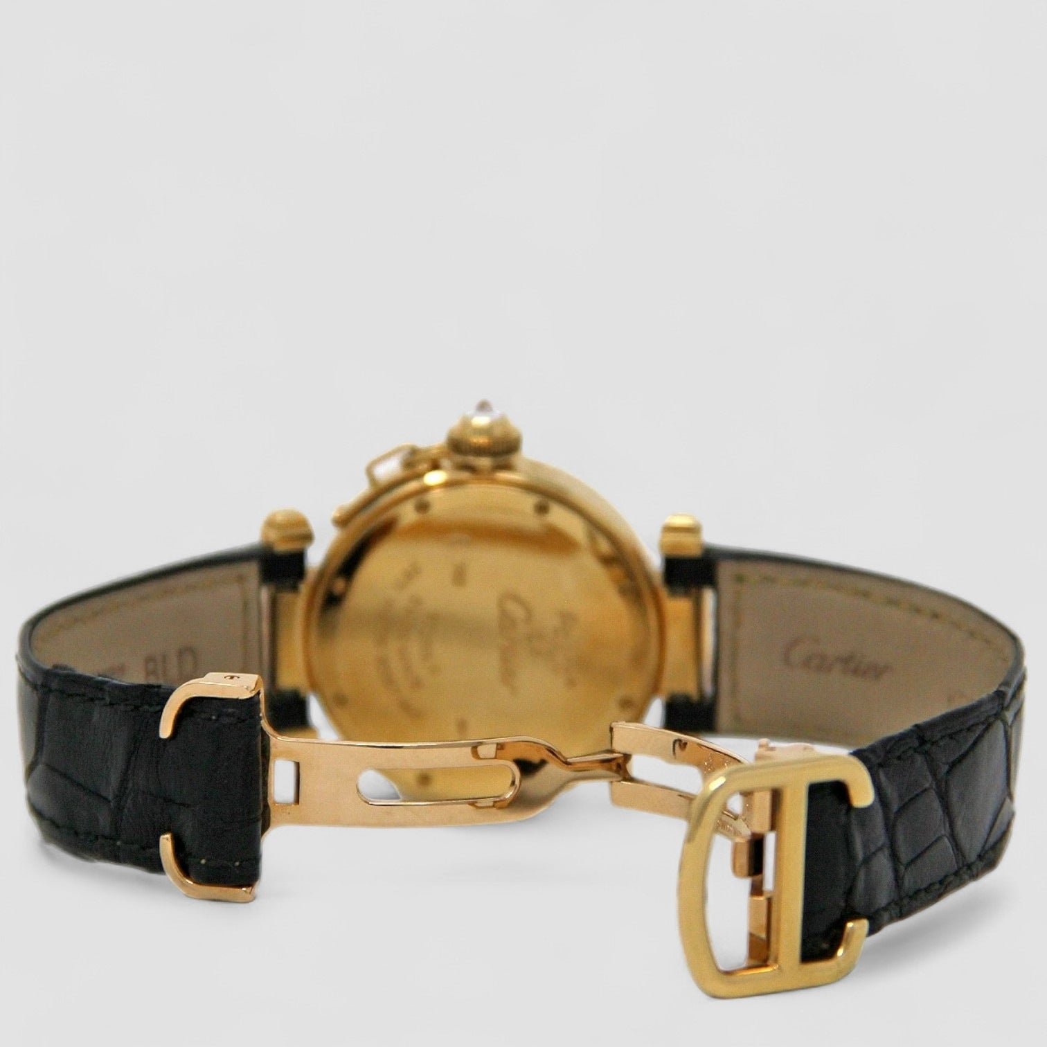 Pasha 32mm 2811 Yellow Gold Silver Diamond