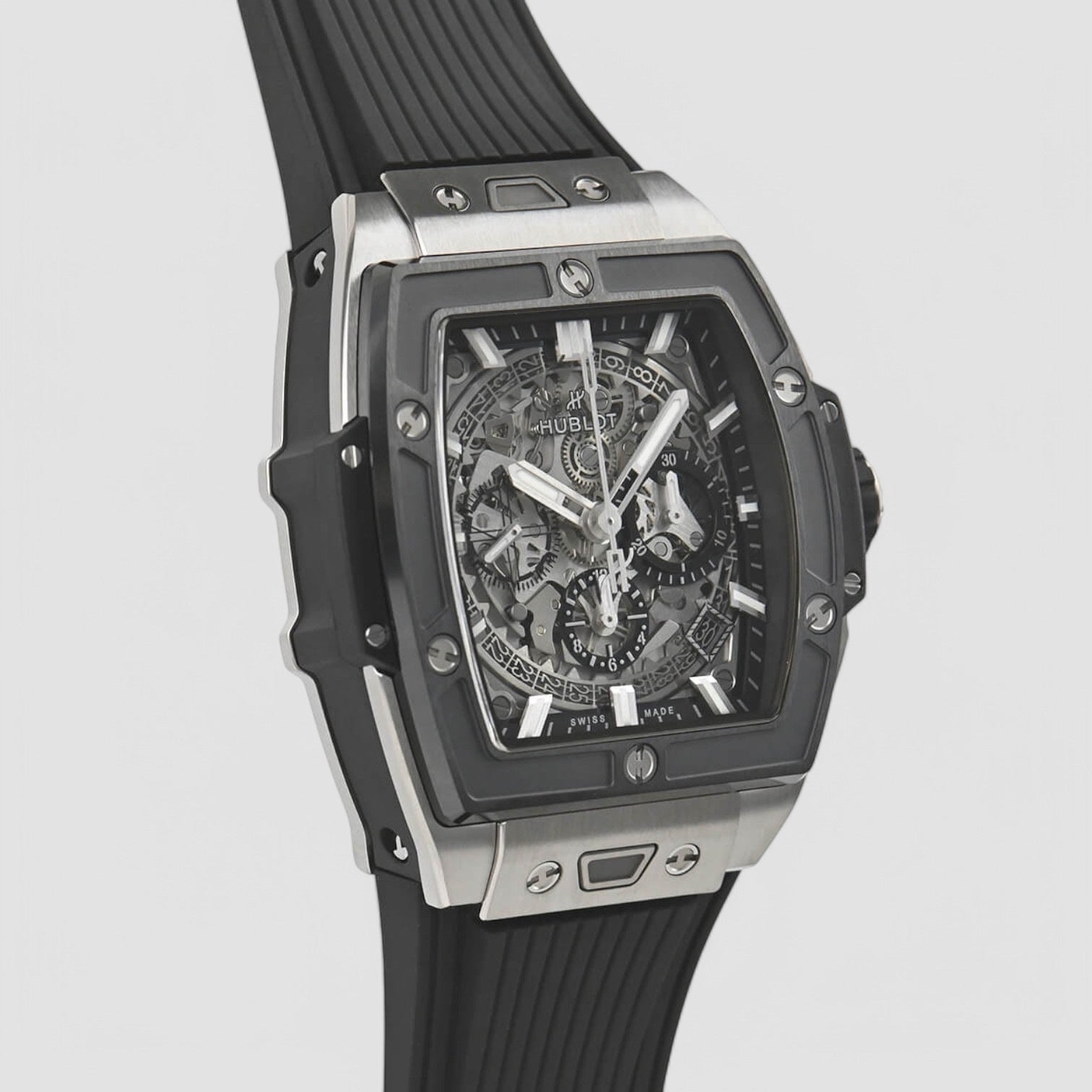 Spirit of Big Bang Chronograph Automatic Silver Dial Unisex Watch