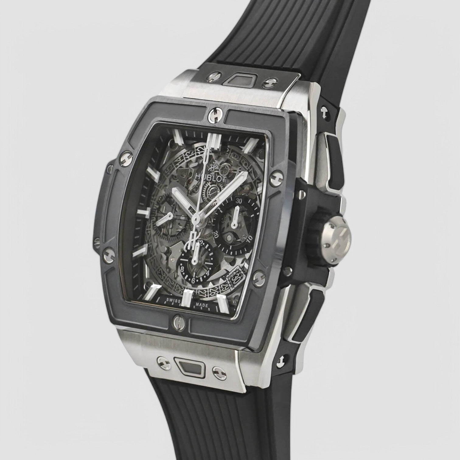 Spirit of Big Bang Chronograph Automatic Silver Dial Unisex Watch