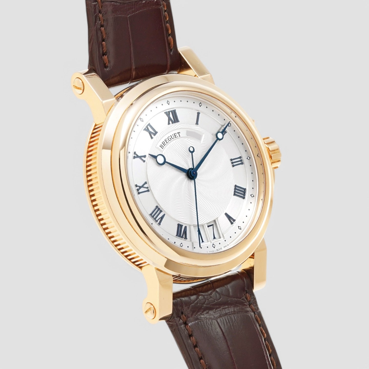 Marine Automatic Big Date 18K Yellow Gold