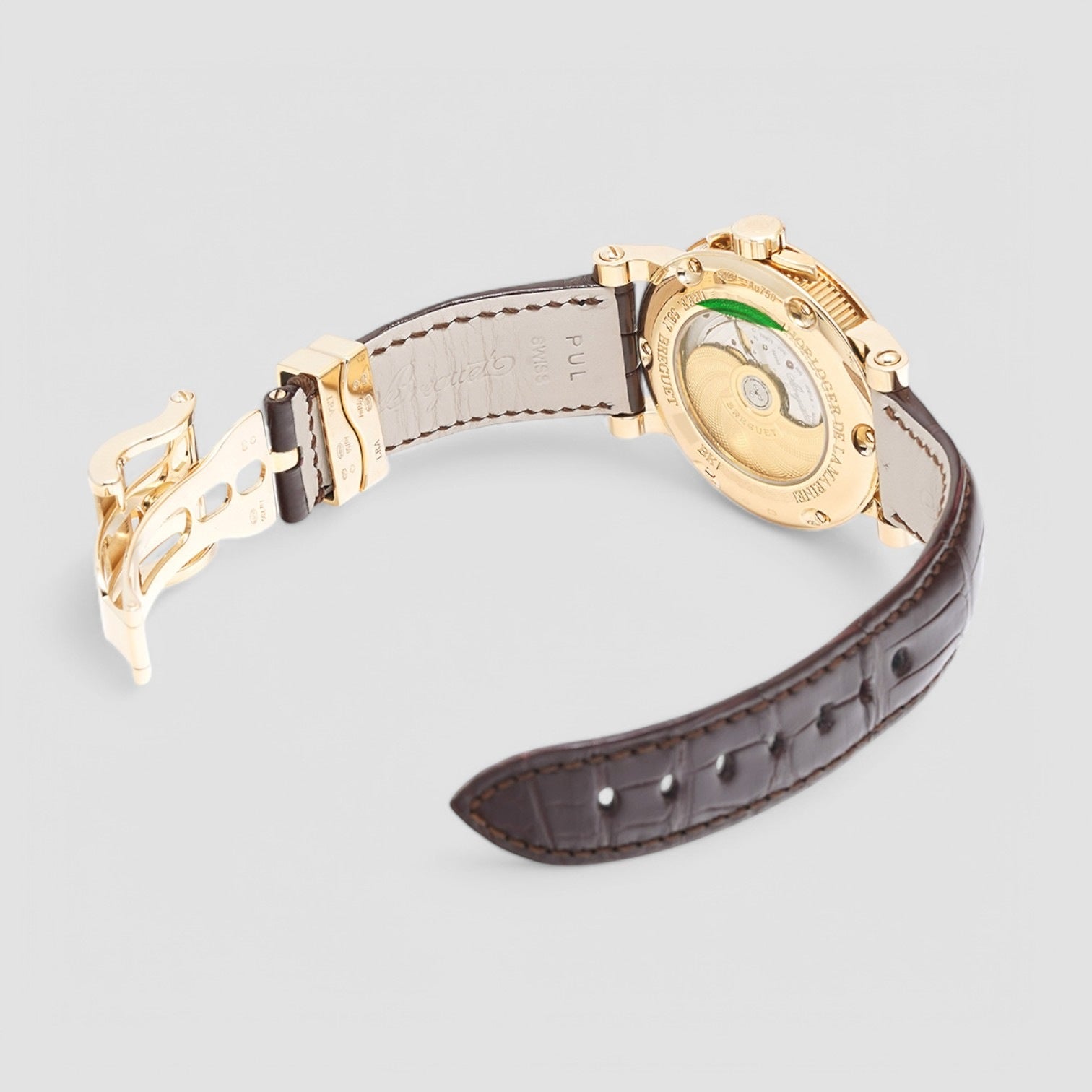 Marine Automatic Big Date 18K Yellow Gold