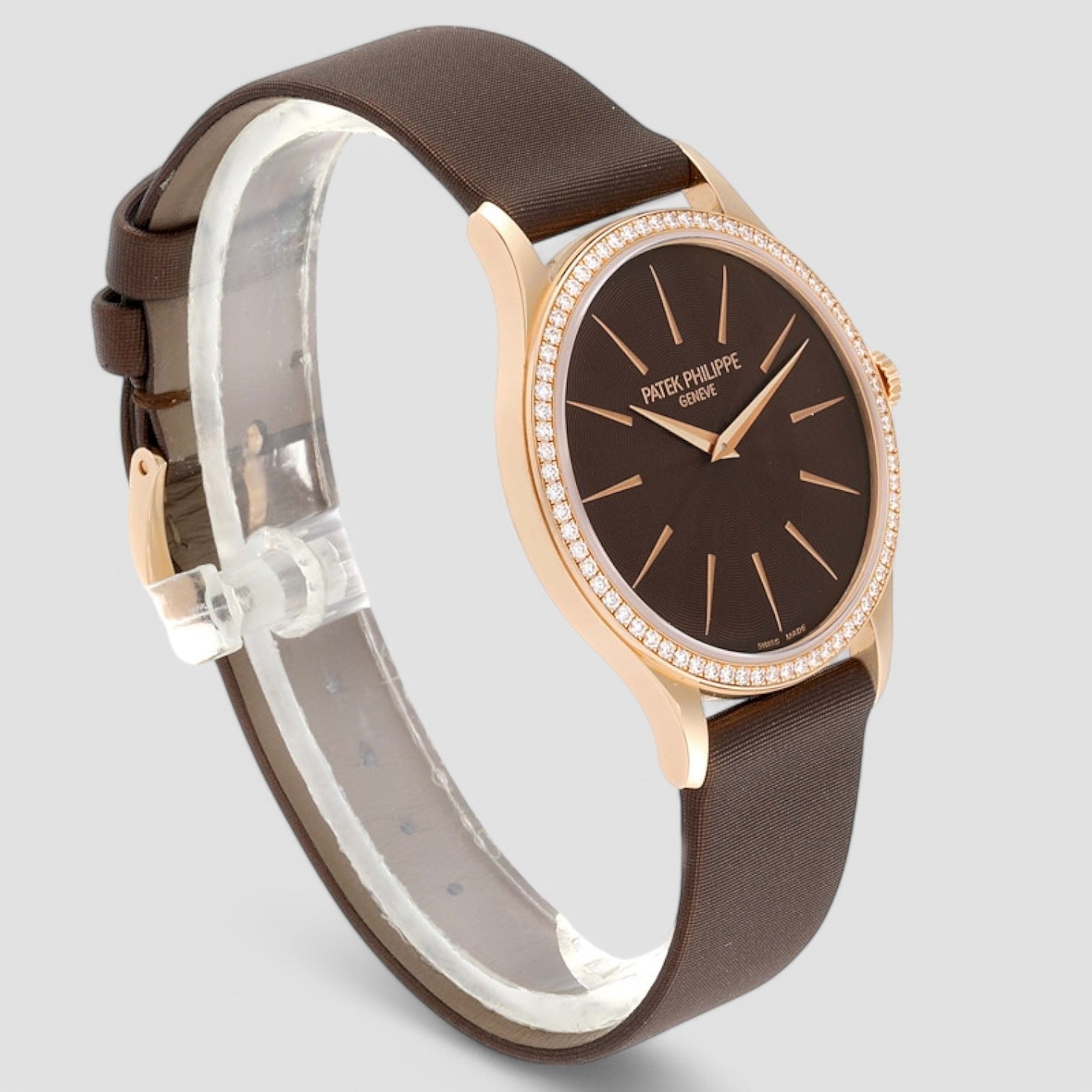 Calatrava Unisex Calatrava 4897R 18K Rose Gold Diamonds