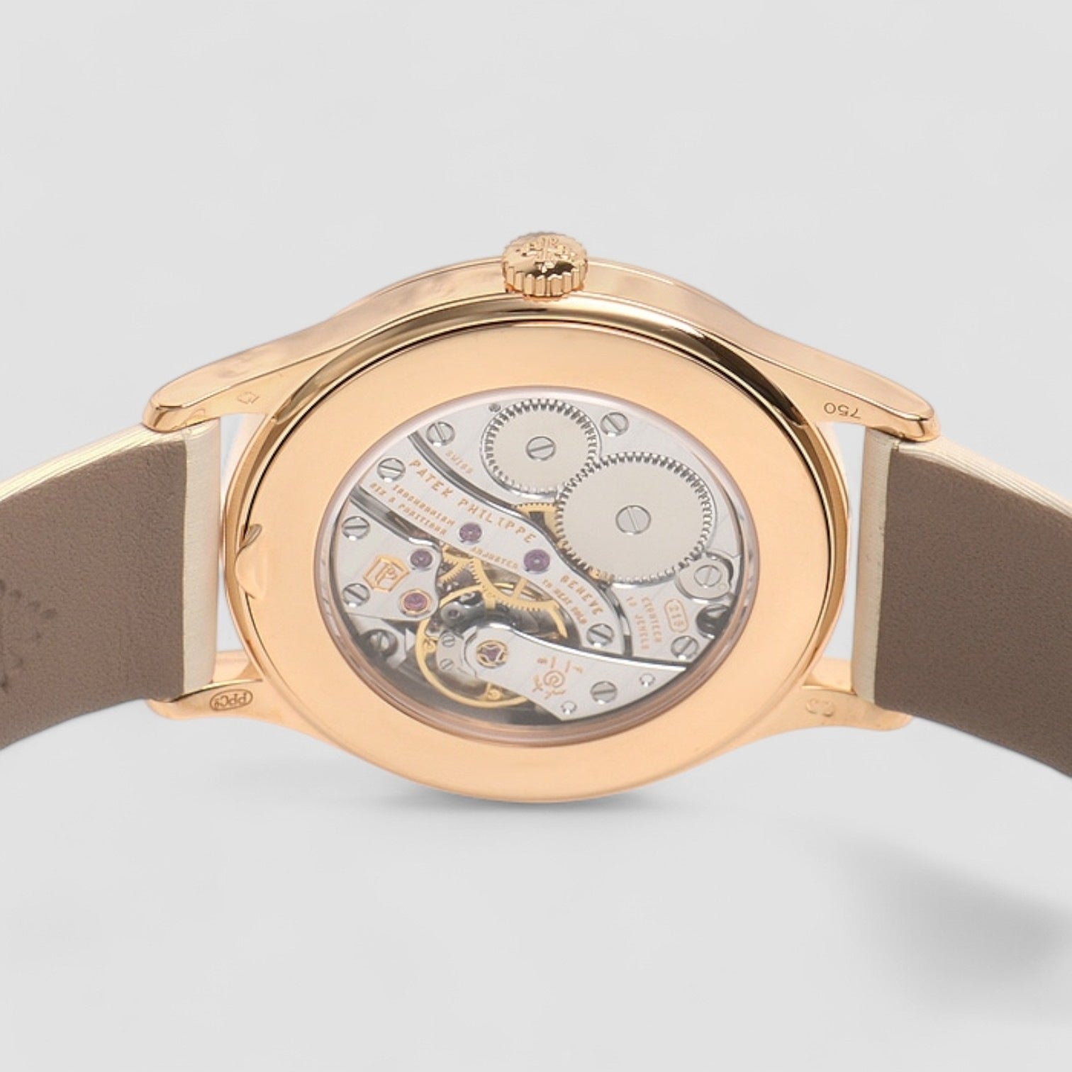 Calatrava Ladies 18K Rose Gold Diamonds Manual Wind 33MM