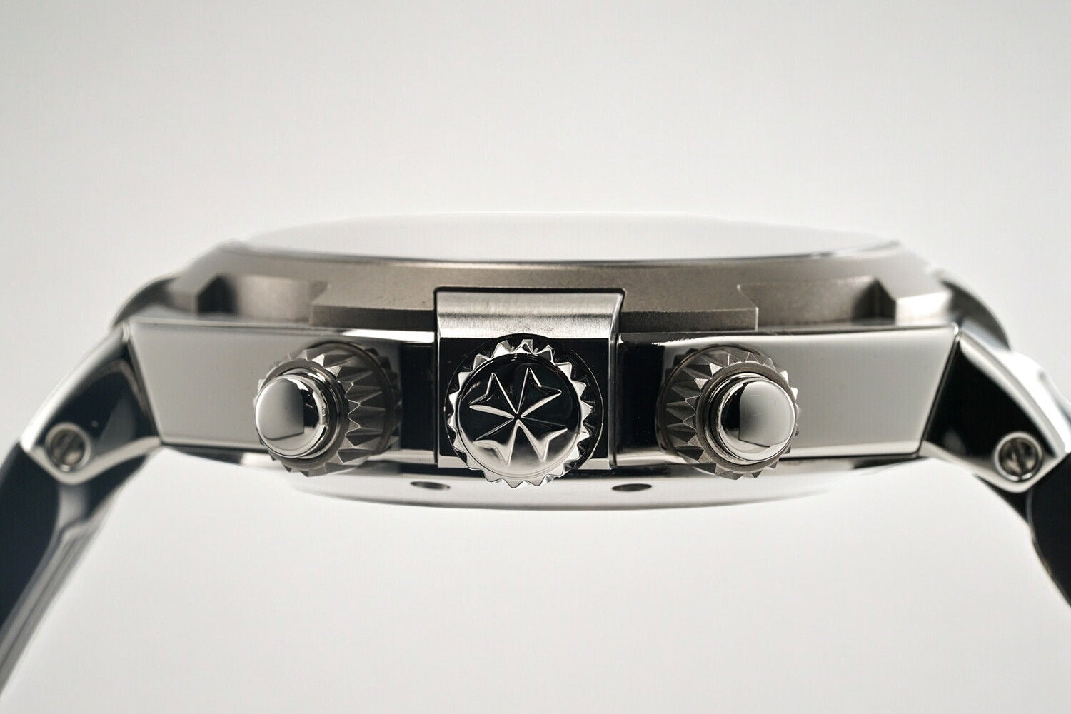 Overseas Chronograph Chronograph 49150 SS Gray Dial / Rubber
