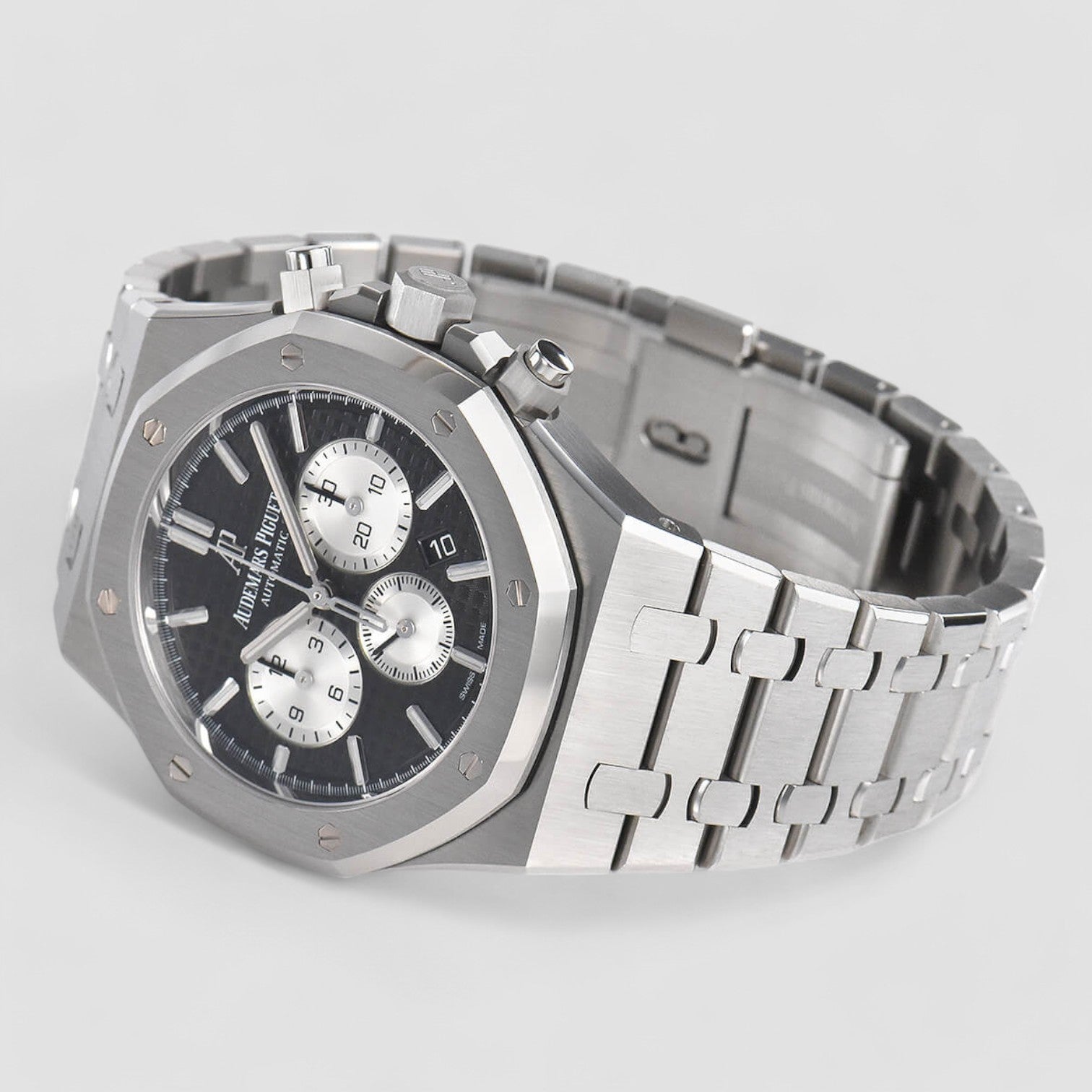 Royal Oak Chronograph Black Dial SS 41MM