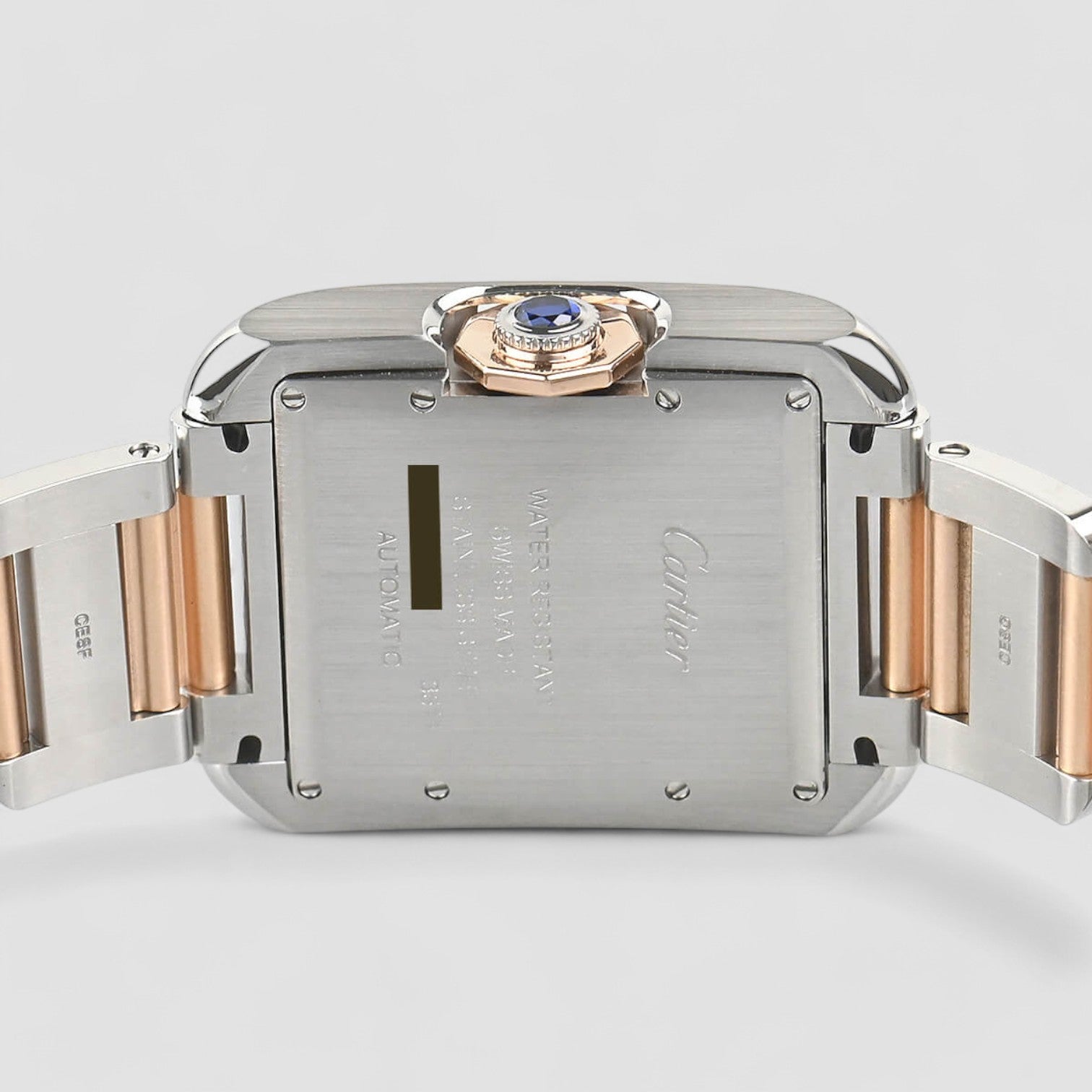 Tank Anglaise Medium 18K / SS Bracelet Automatic
