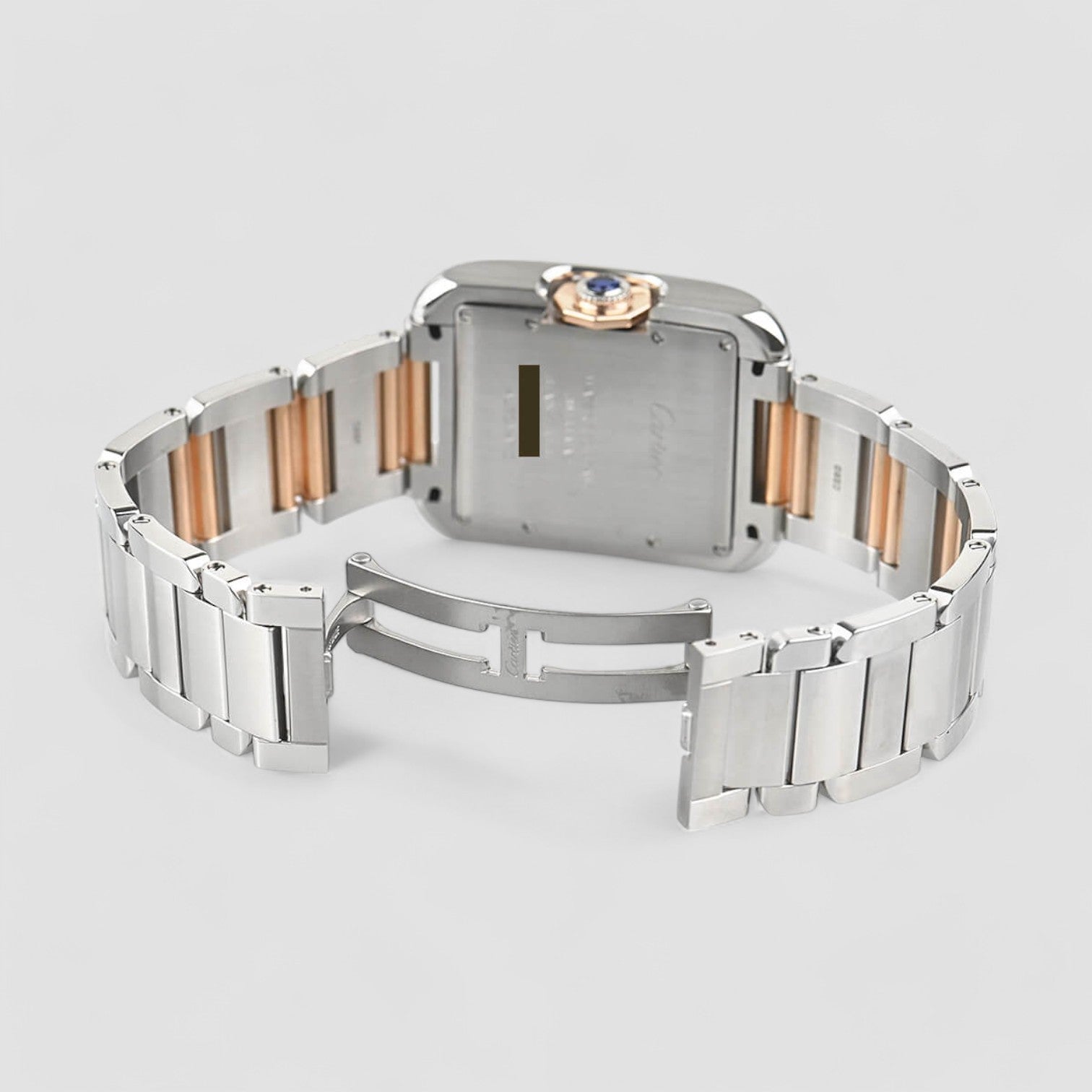 Tank Anglaise Medium 18K / SS Bracelet Automatic