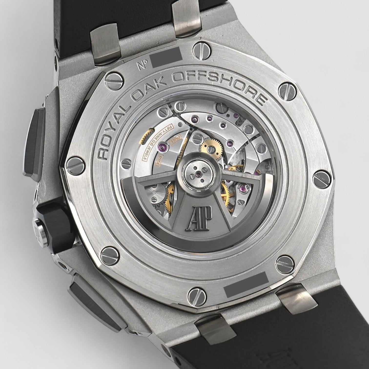 ROYAL OAK OFFSHORE CHRONOGRAPH SILVER DIAL CERAMIC BEZEL SS