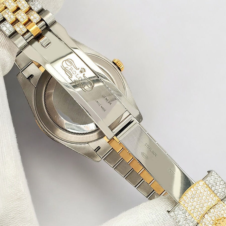 Datejust 41 Champagne Dial - Jubilee bracelet - Iced Out - Diamonds