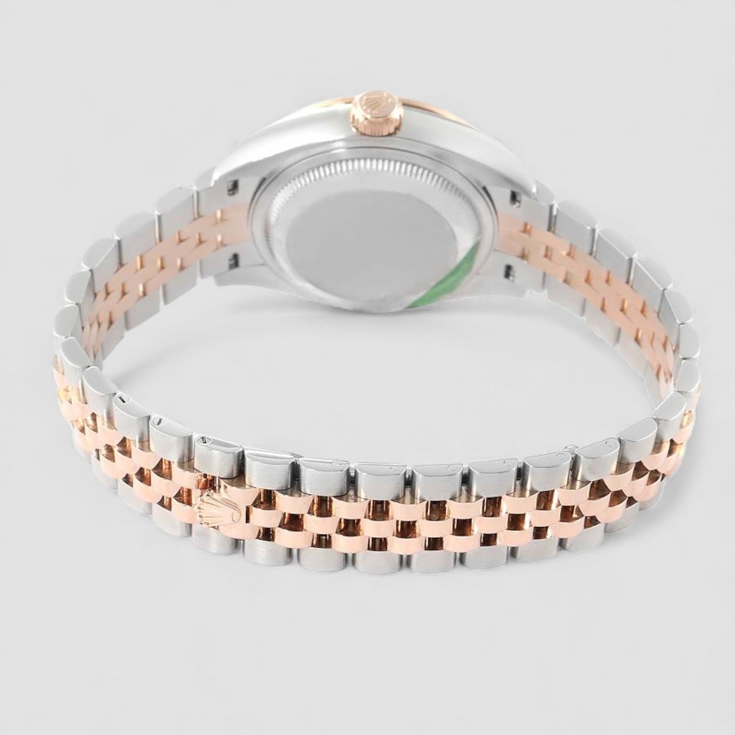 Rolex Lady-Datejust 28mm Stainless Steel and Everose Gold Ladies Watch