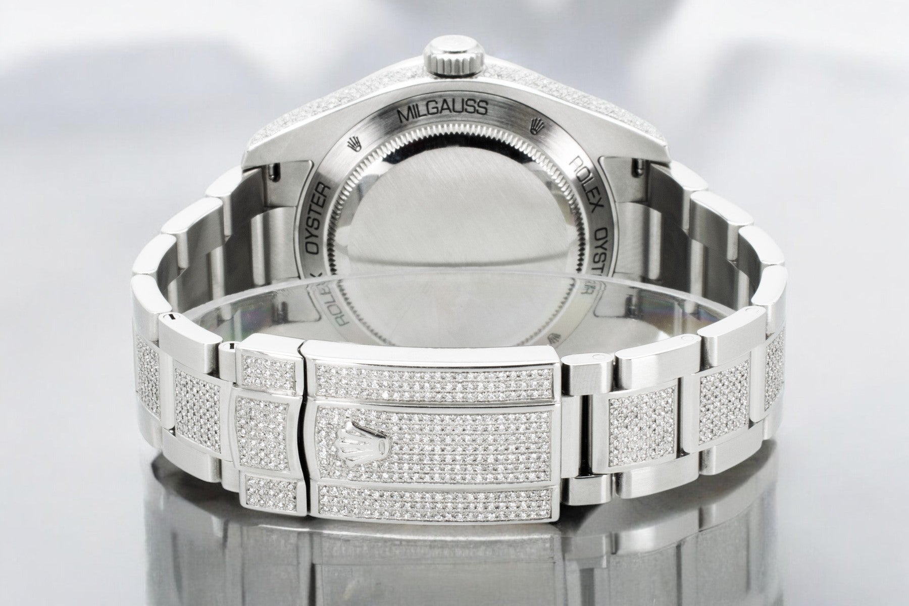 Milgauss Diamonds GV Z-Blue Iced Out
