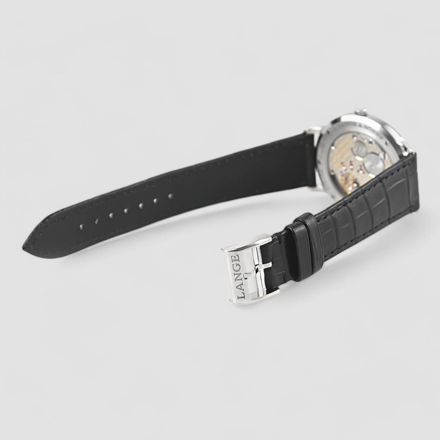 Saxonia 205.086 Thin Manual Wind Blue Gold-Flux Dial