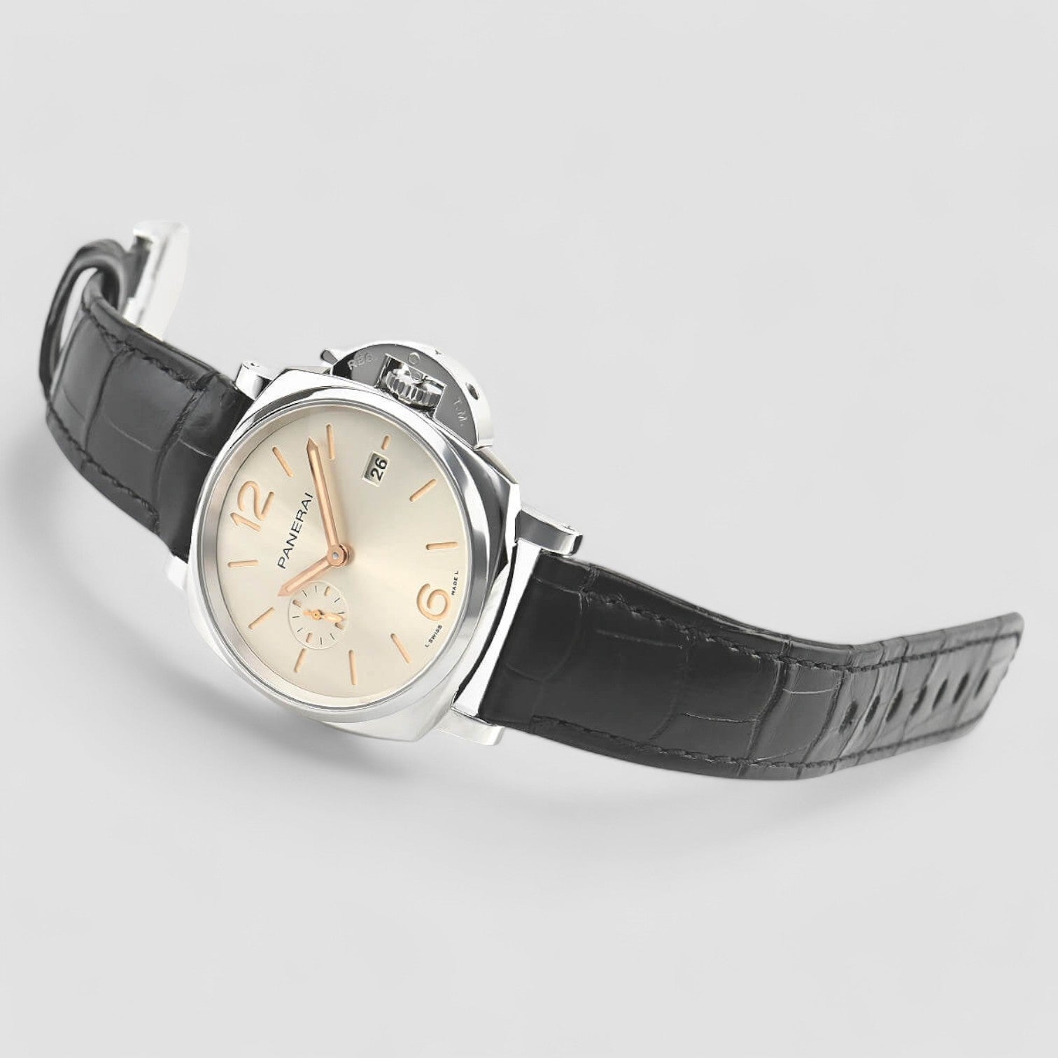 Luminor Due PAM01249 - Ivory Dial & Leather Strap