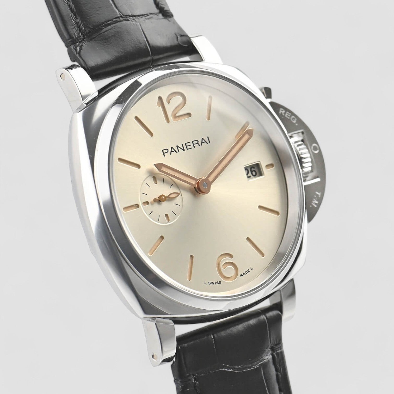 Luminor Due PAM01249 - Ivory Dial & Leather Strap