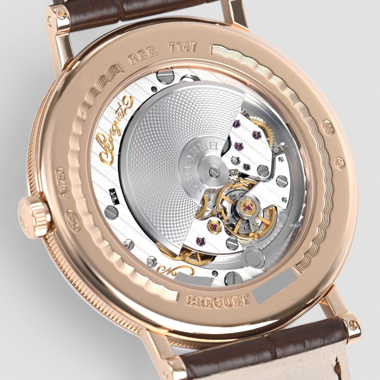 Classique Automatic 18K Rose Gold White Enamel Dial