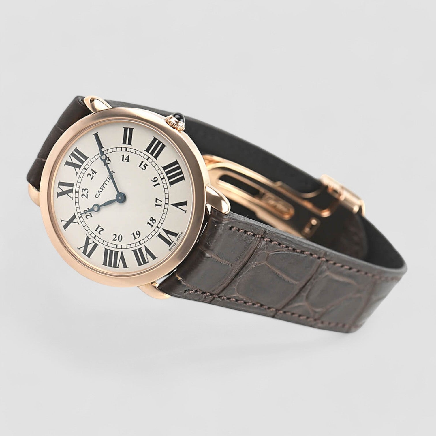 Ronde Solo Louis Cartier Rose Gold Manual