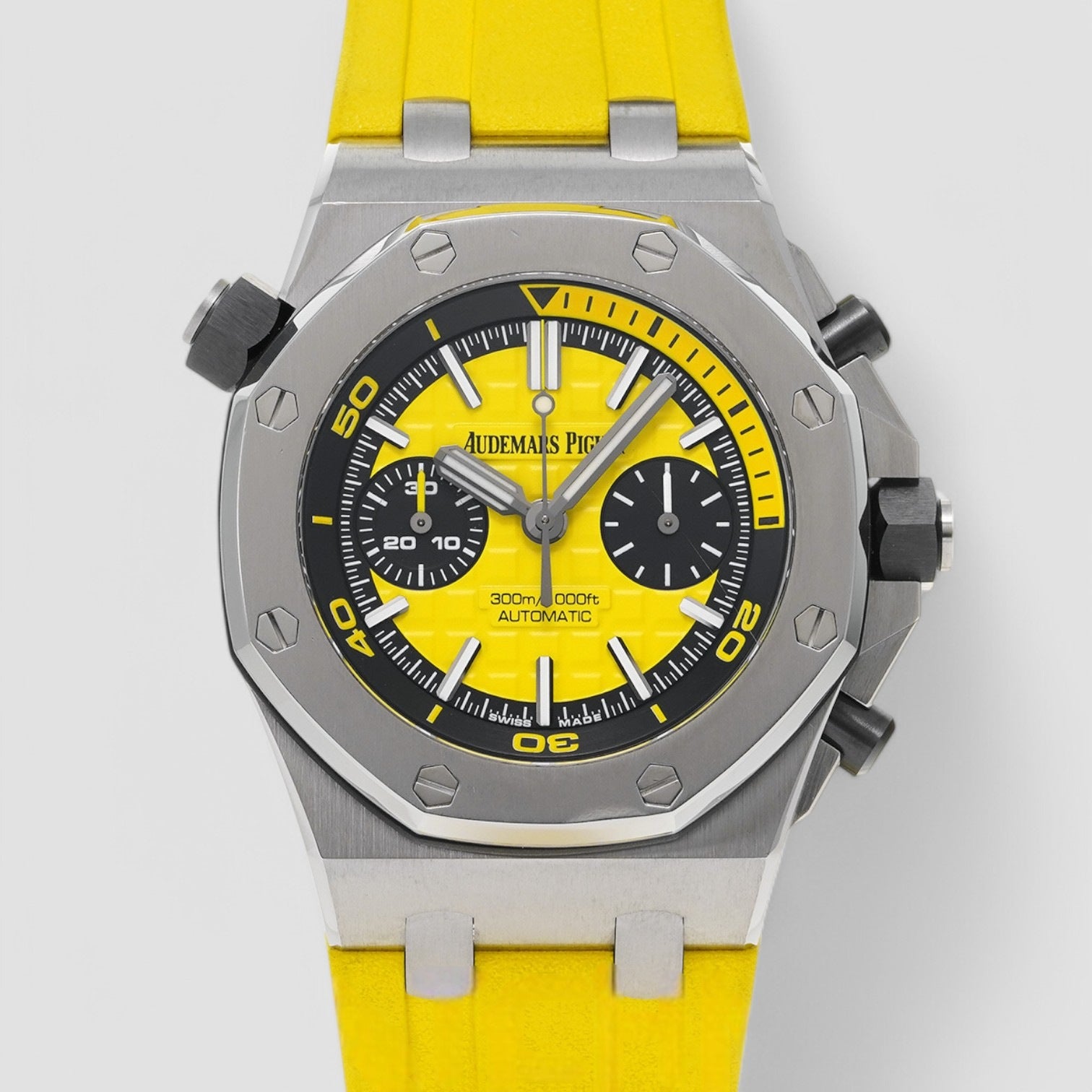 Royal Oak Day-Date Moon SS Blue Dial