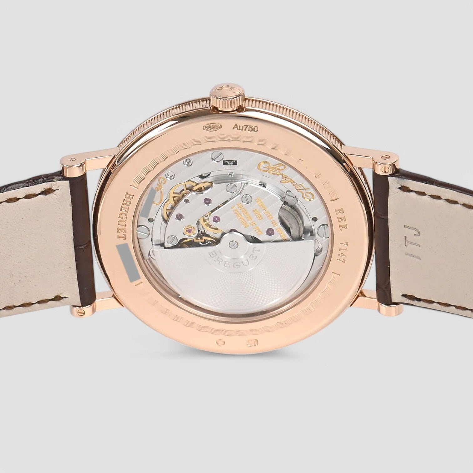 Classique Automatic 18K Rose Gold White Enamel Dial