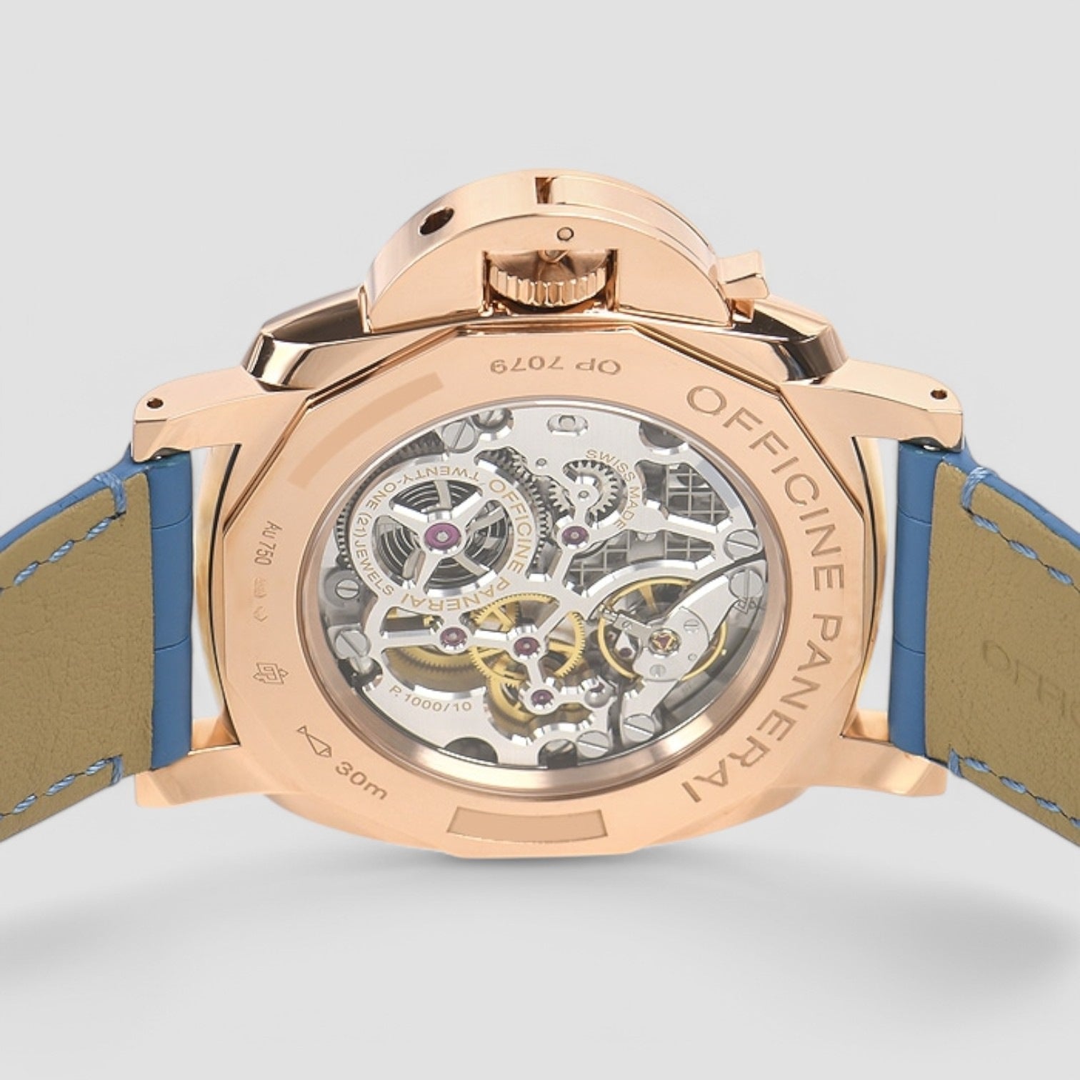 Luminor Due 3 Days ORO Rosso Unisex Manual Watch