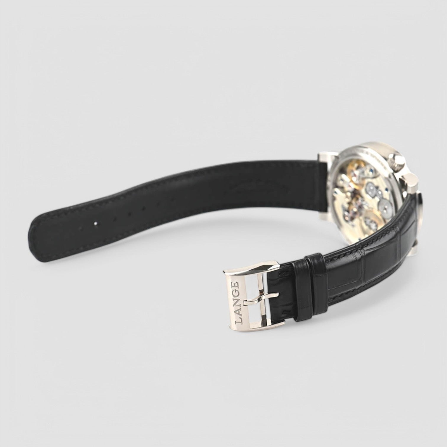 Zeitwerk 140.029 18K White Gold Black Dial