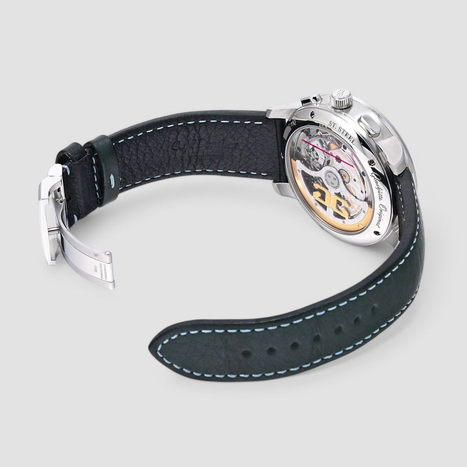 Senator Chronograph Panorama Date Automatic Black Dial Unisex Watch