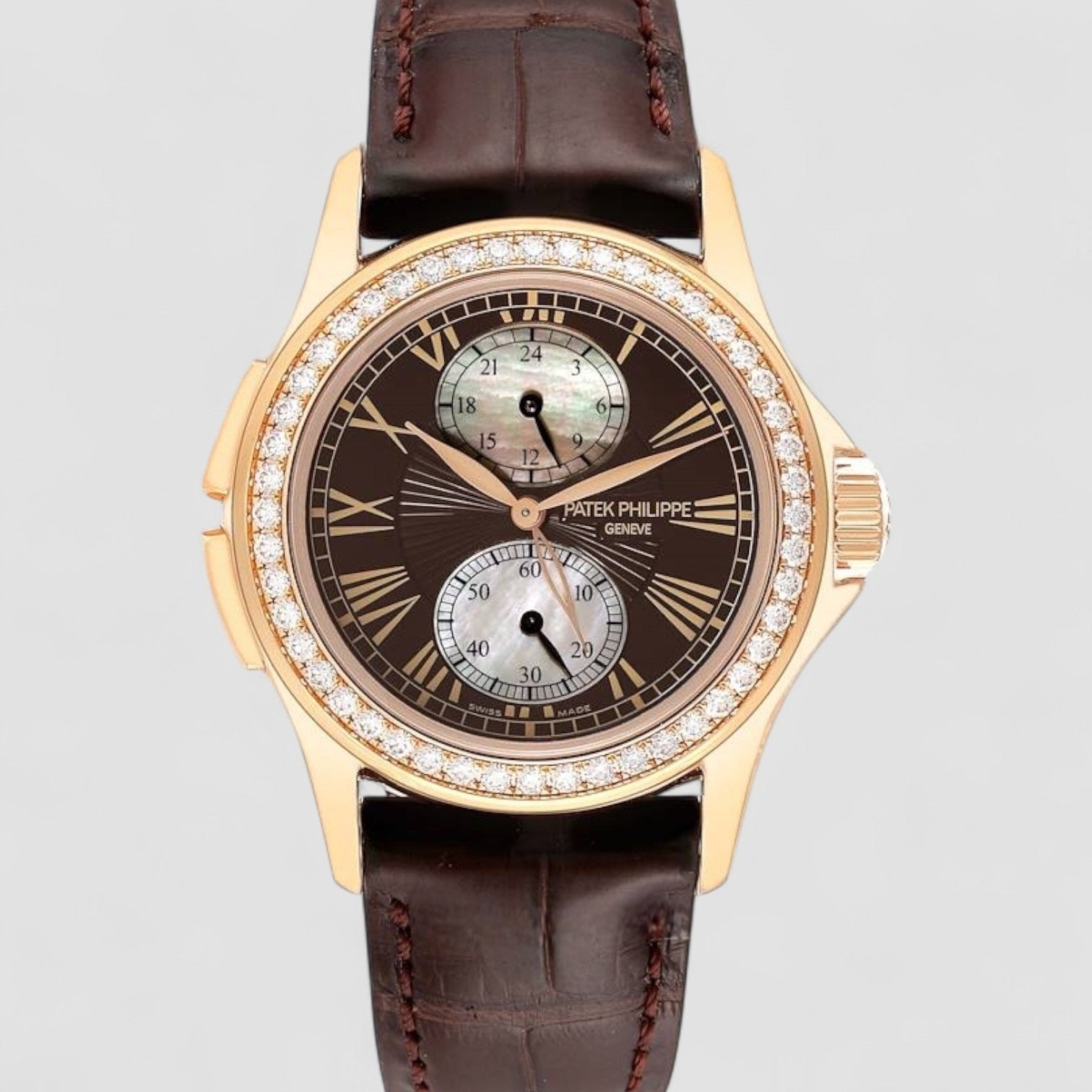 Travel Time Ladies 18K Rose Gold