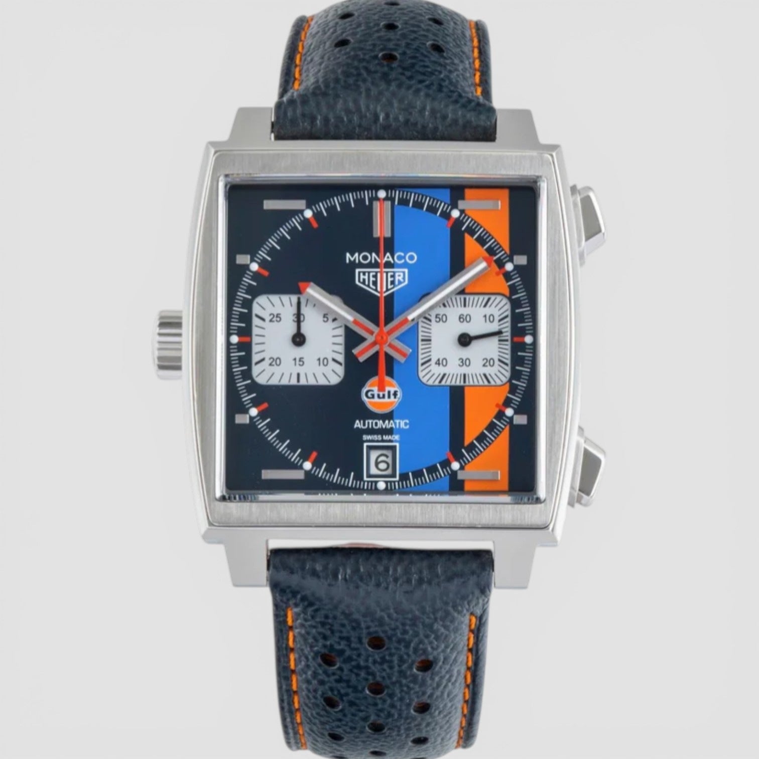 Monaco “Gulf” – 39mm – Iconic Racing Chronograph