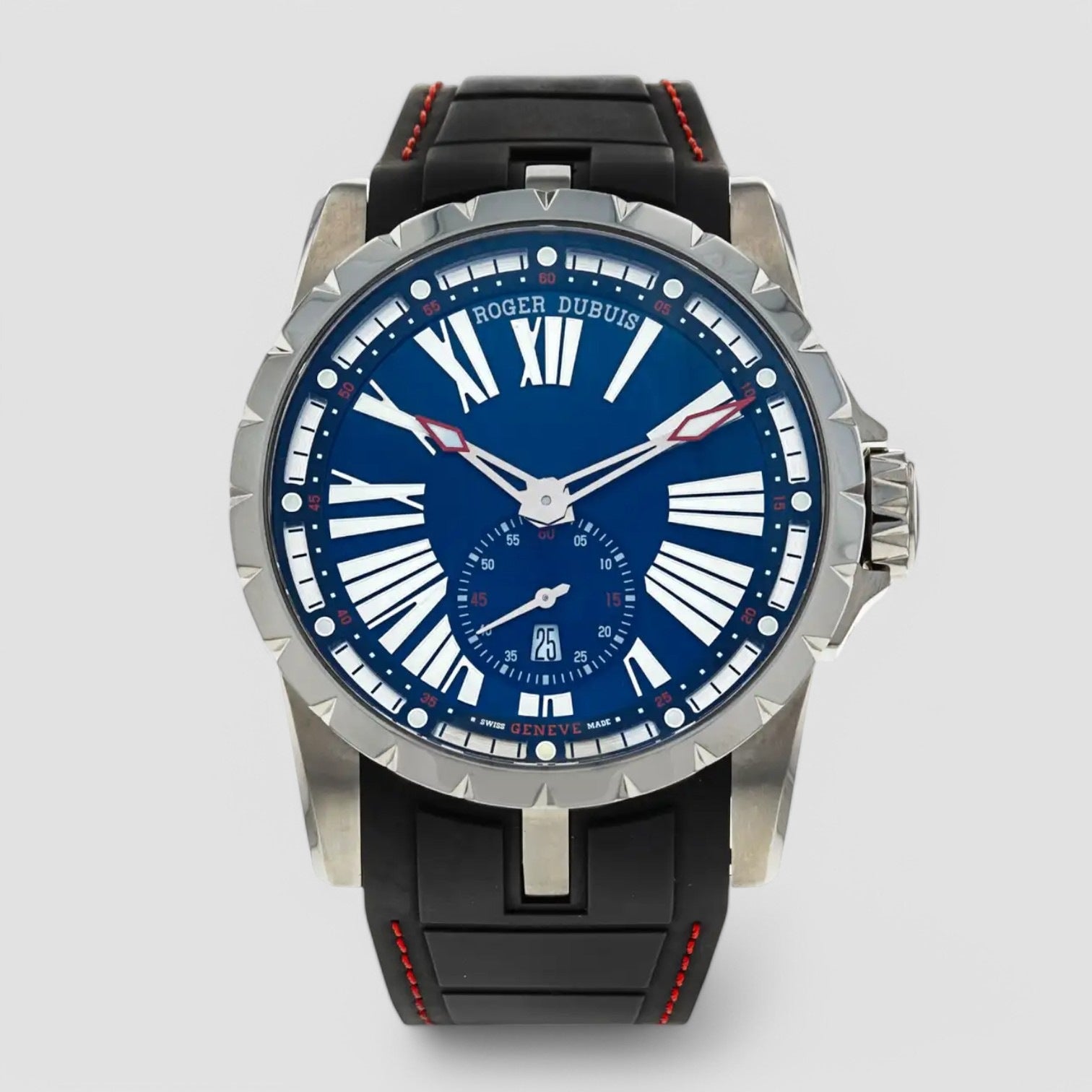 Excalibur Essential Titanium Blue Dial Men's Watch