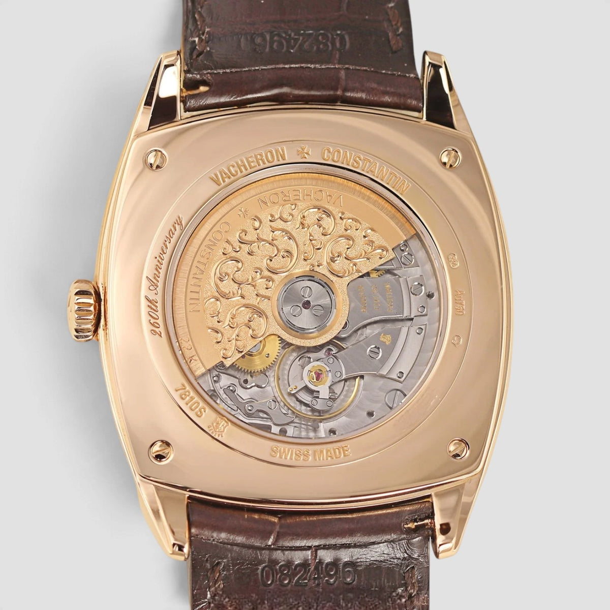 Harmony Dual Time 40mm Silver Dial 18kt Rose Gold
