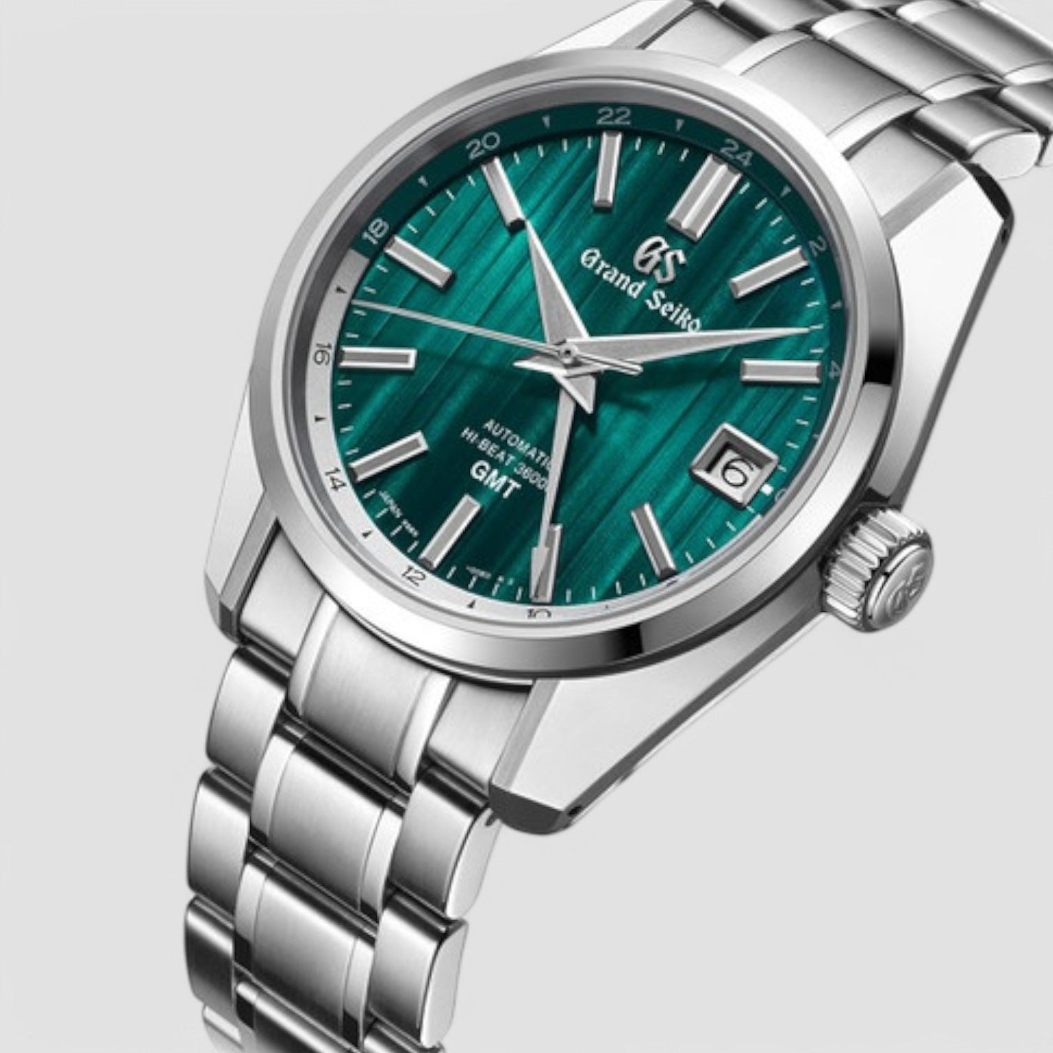 Hi-Beat 36000 GMT SS Green Dial LIMITED