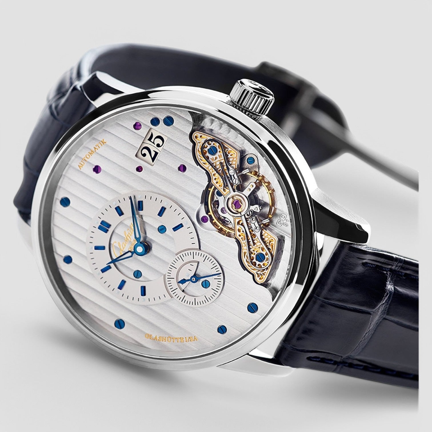 PanoMaticInverse SS Silver Dial