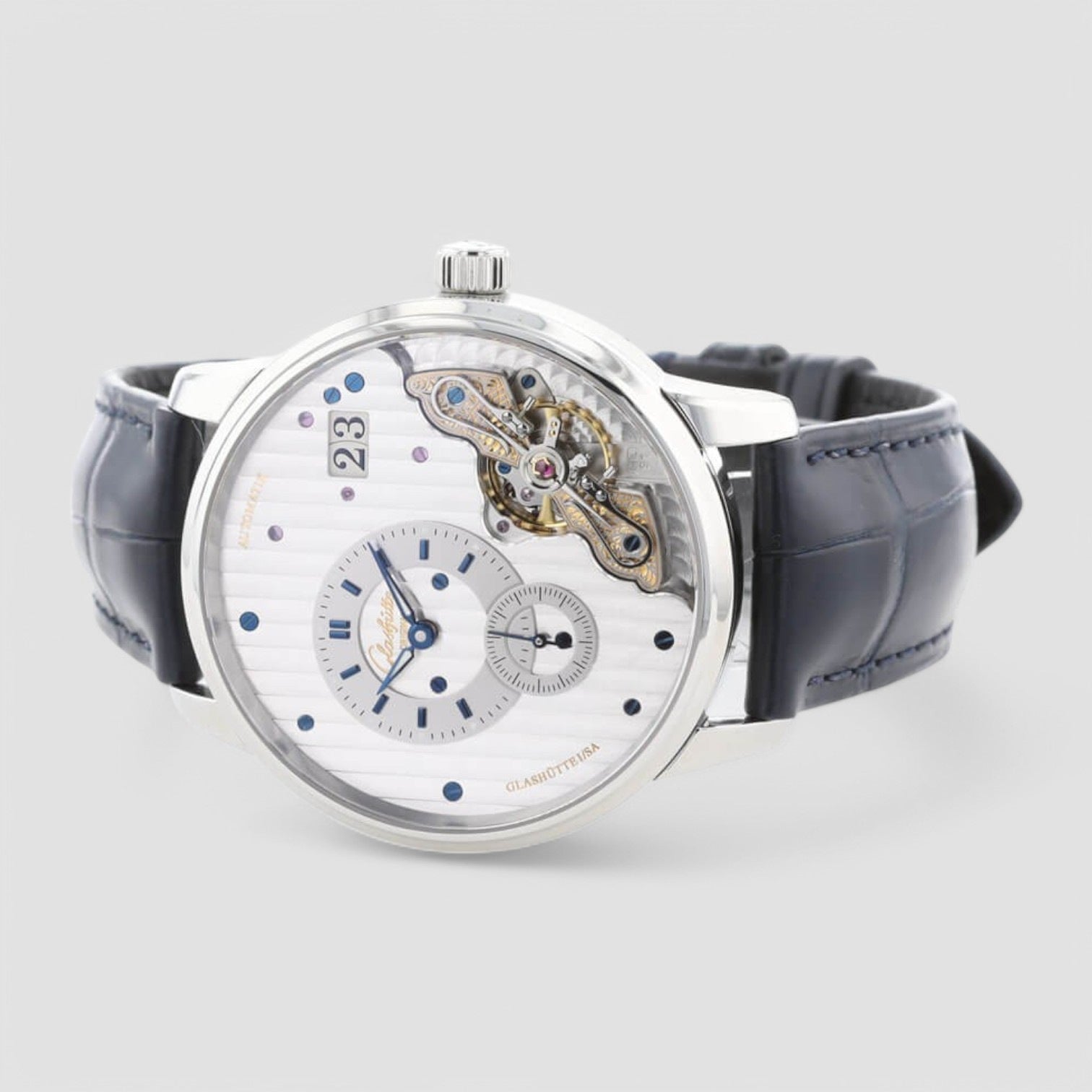 PanoMaticInverse SS Silver Dial