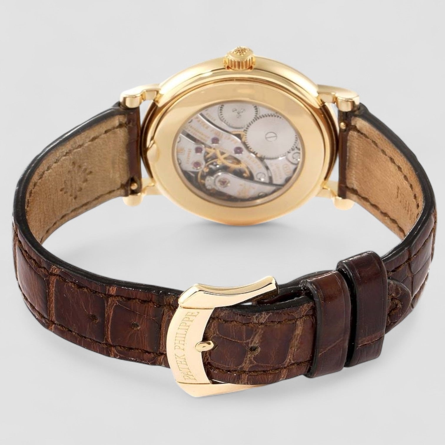 Calatrava Hand Wind Diamond Ladies Watch