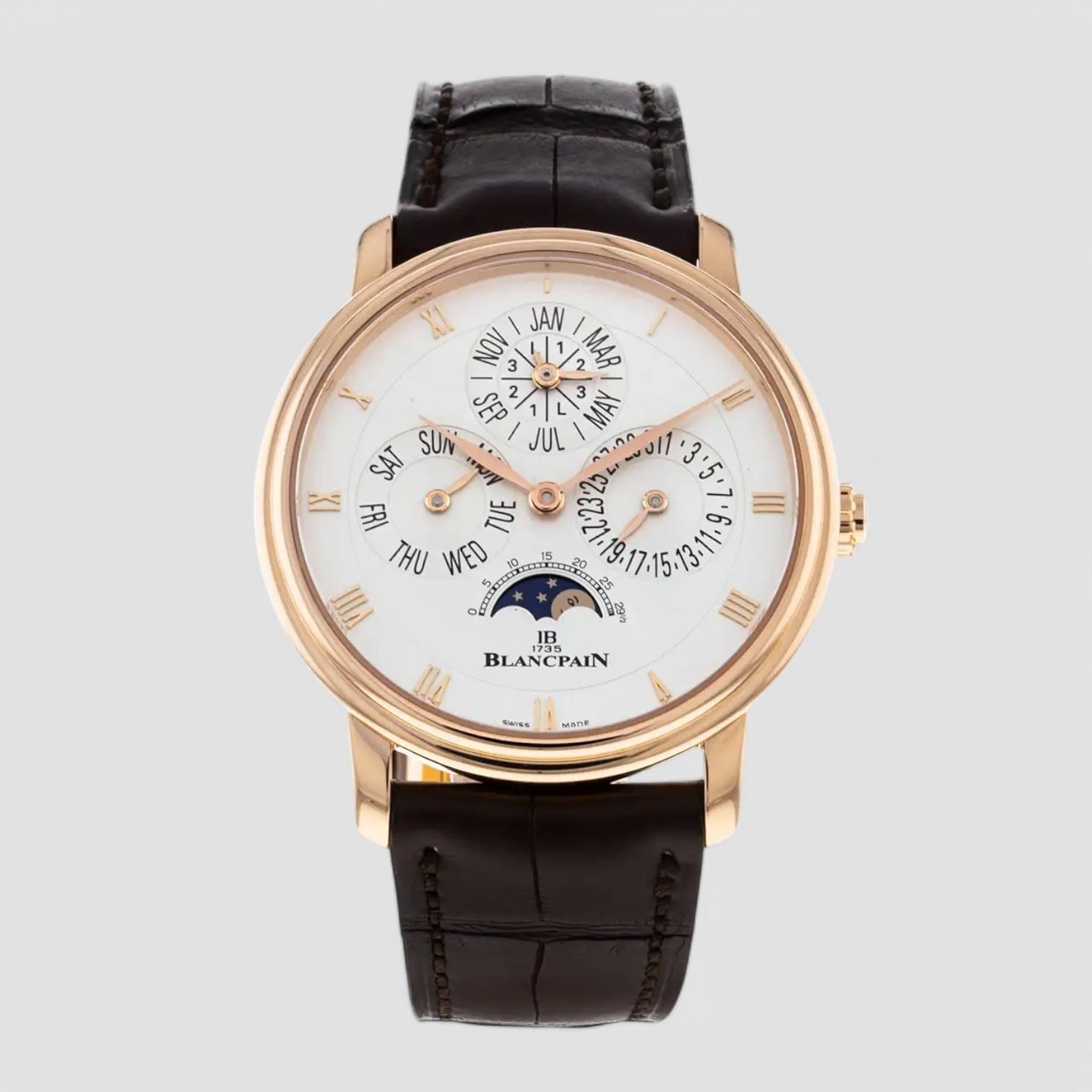 Villeret Perpetual Calendar Rose Gold Automatic