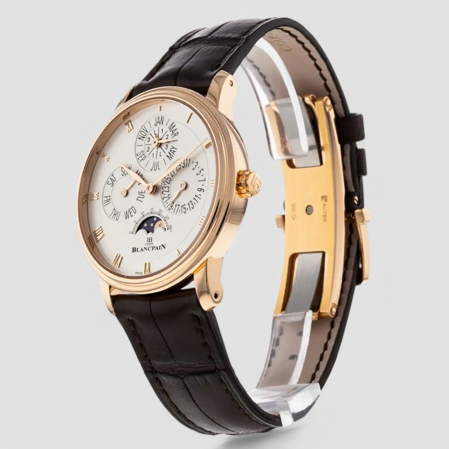 Villeret Perpetual Calendar Rose Gold Automatic