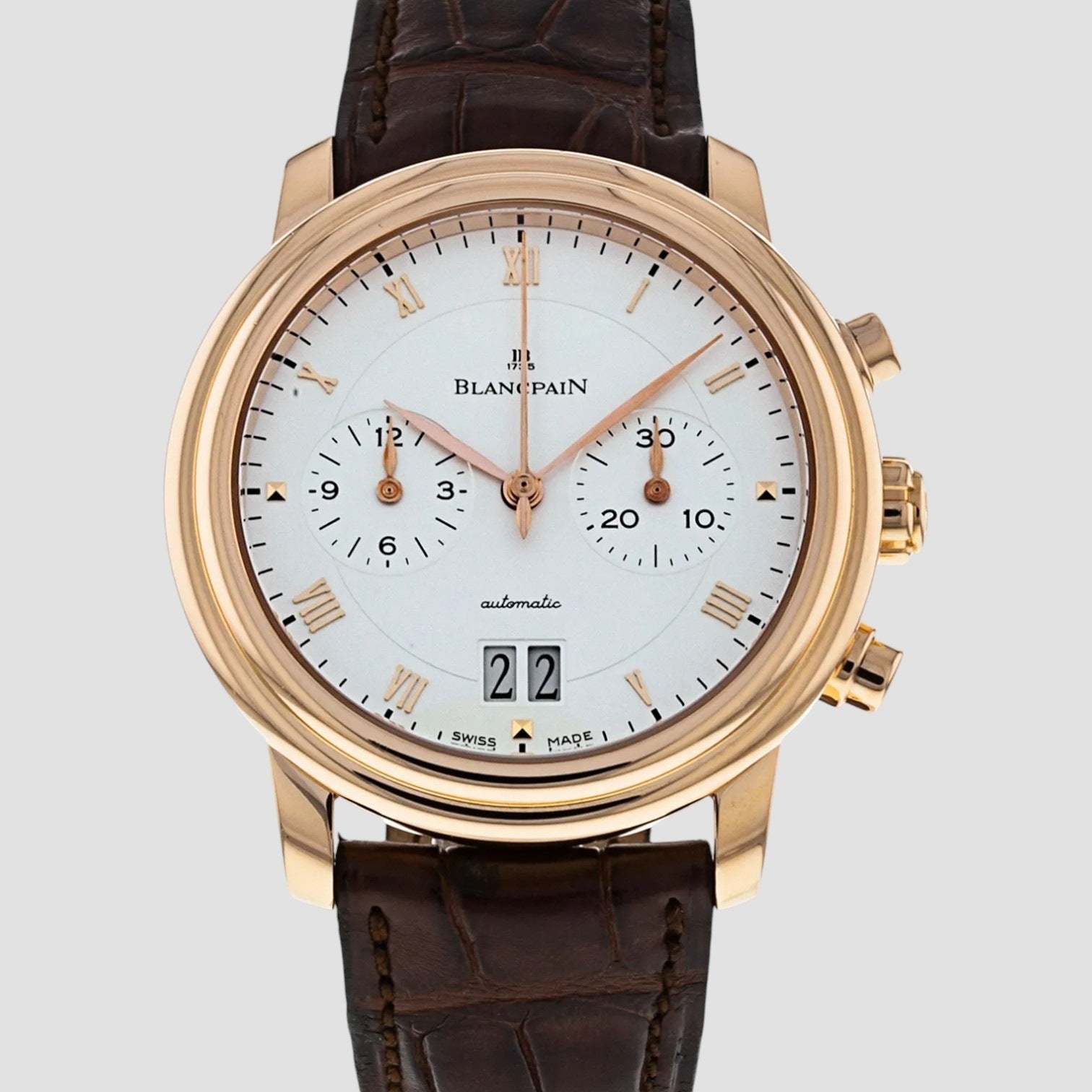 Villeret Chrono Big Date Rose