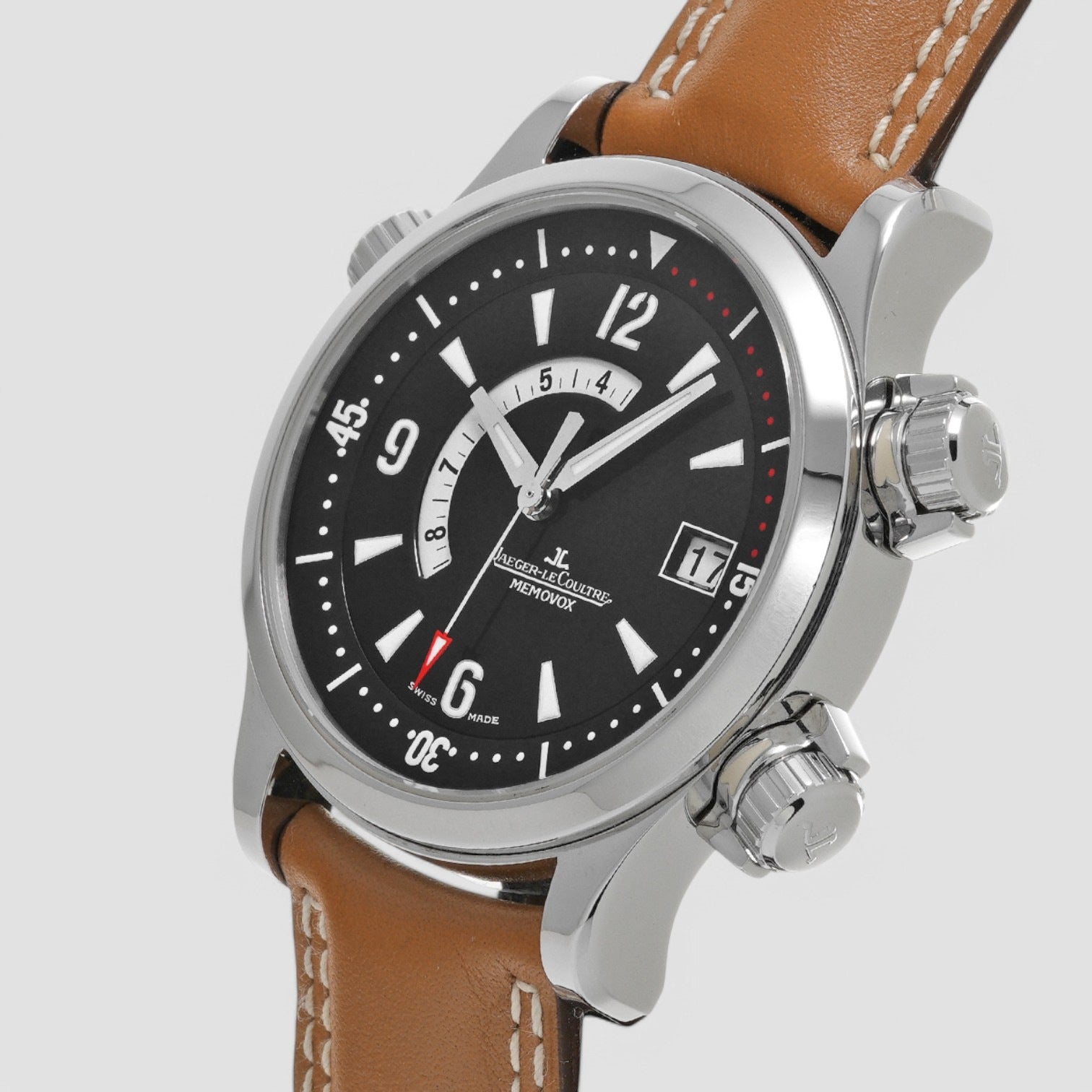 Master Compressor Memovox SS Black Dial 41.5MM