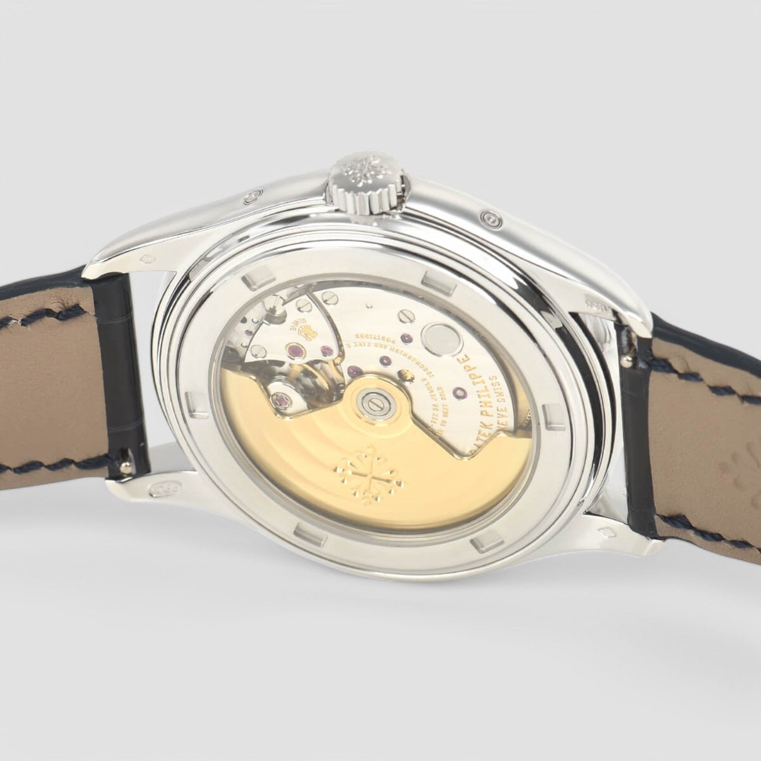 Annual Calendar Grey Dial Platinum