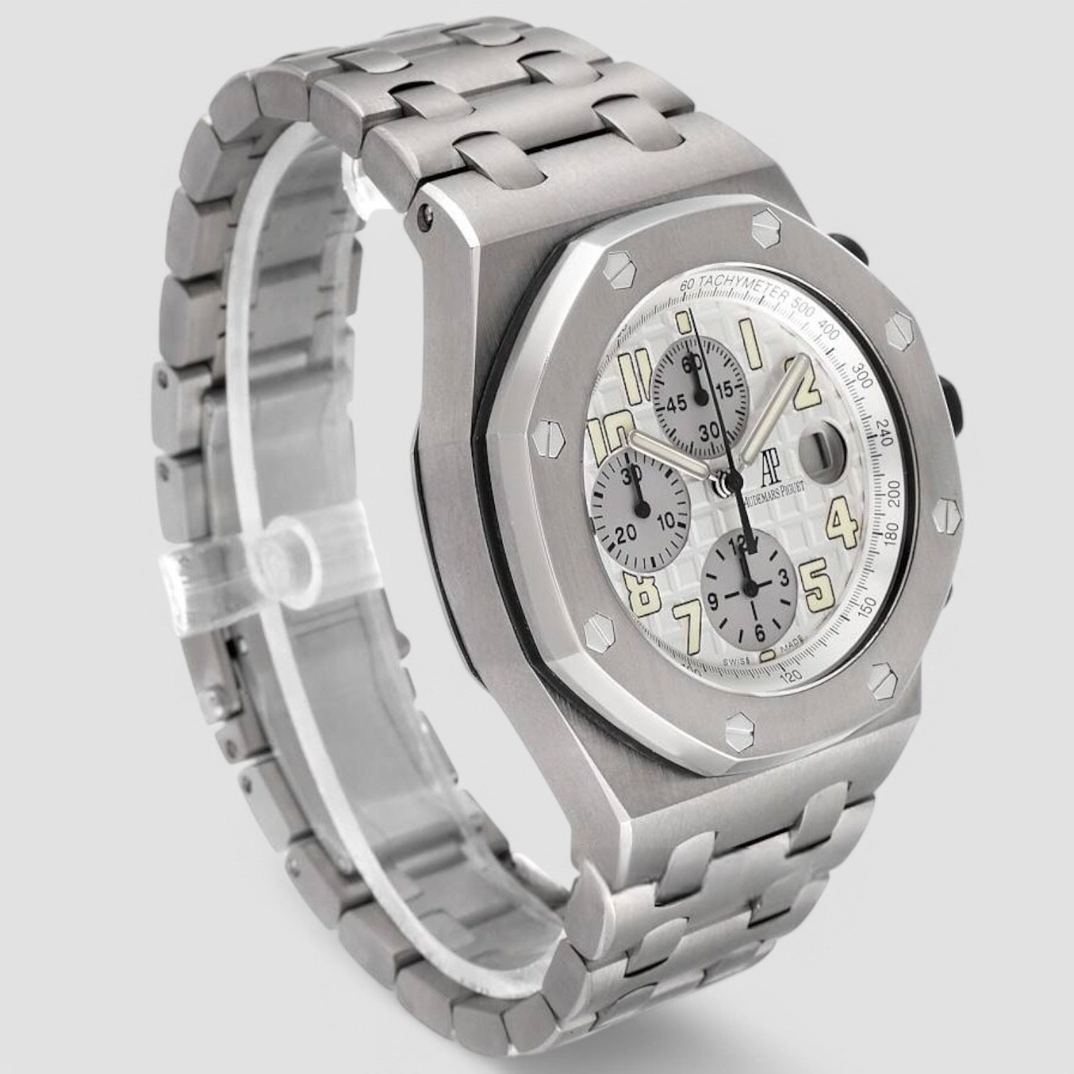 Royal Oak Offshore Chronograph Silver Dial Titanium / Titanium