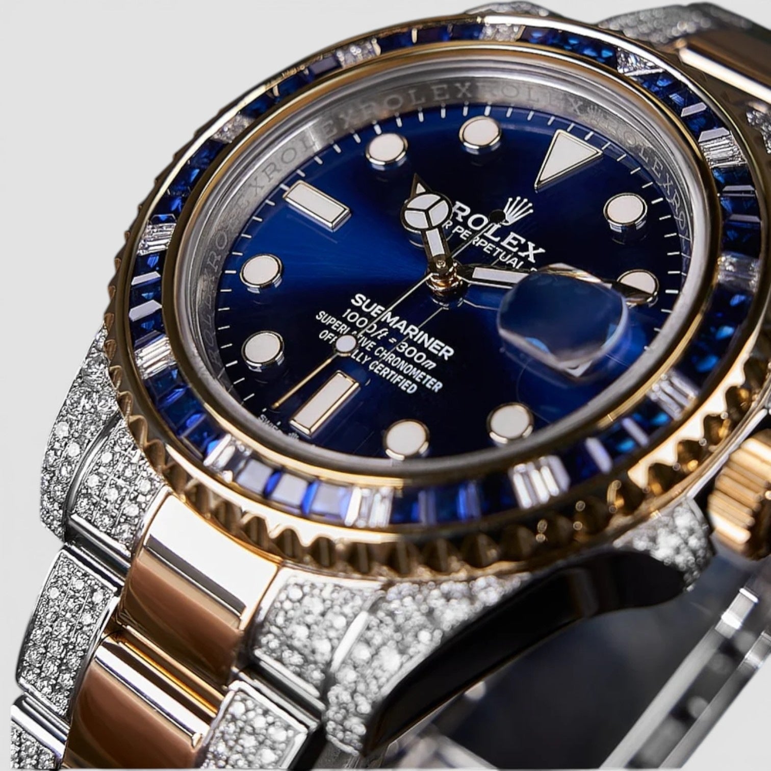 Rolex Submariner Date Oystersteel & Yellow Gold Diamond-Set