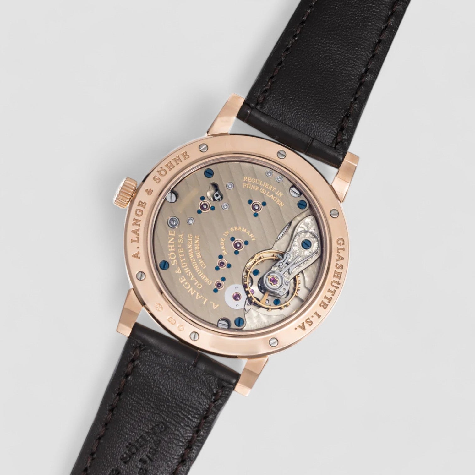 1815 Small Seconds 233.032 18k Rose Gold 40mm Silver Dial